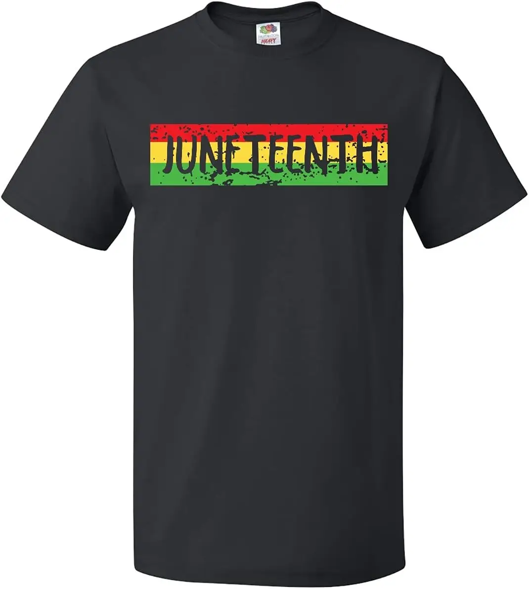 inktastic Juneteenth Banner in Red Yellow and Green T-Shirt