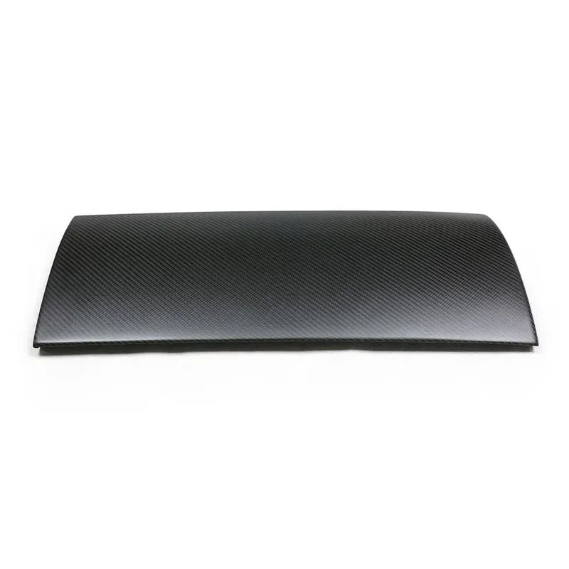 Glovebox Overlay Real prepreg Carbon Fiber Passenger Storage Box Cover Glossy / Matte Carbon Finish for Model Y Model 3