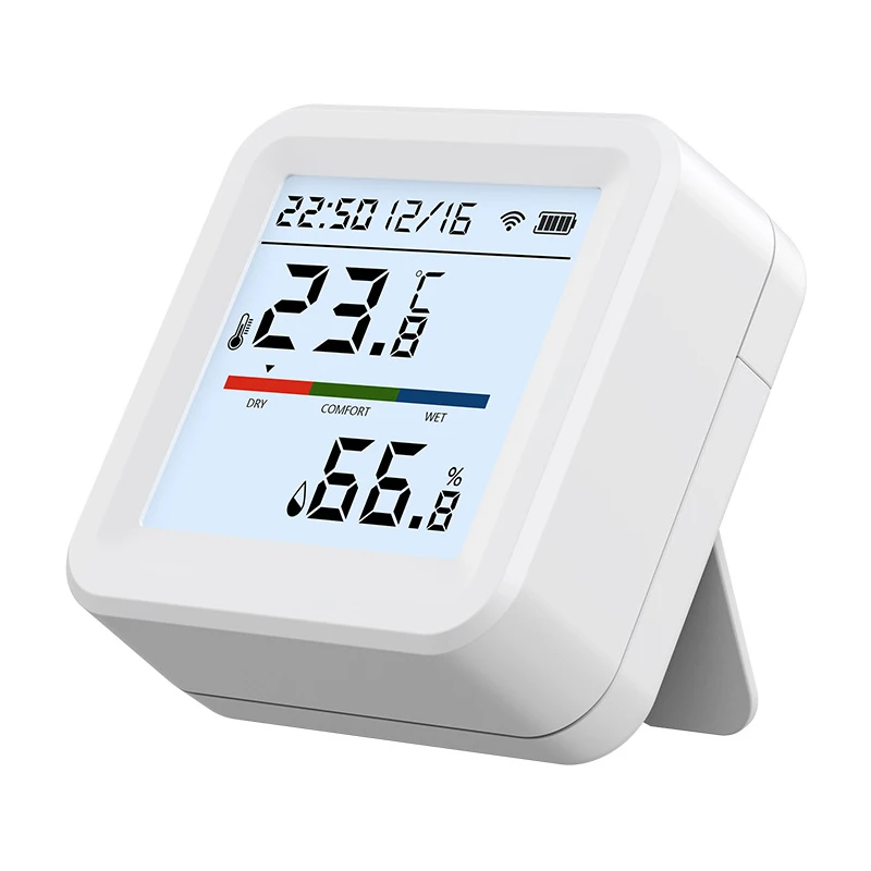 

WiFi Temperature Humidity Sensor Smart Life Backlight Hygrometer Thermometer Sensor Support Alexa Google Indoor Home Assistant