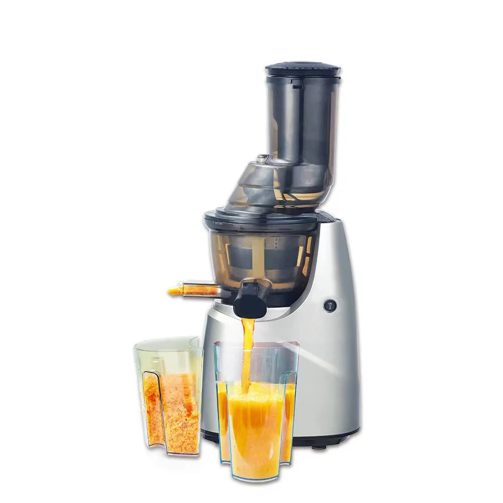 

【Hot】CE Certified Stainless Steel Commercial Fruit Juicer Electric Slow Press Extractor Machine for Household Use 1L Capacity