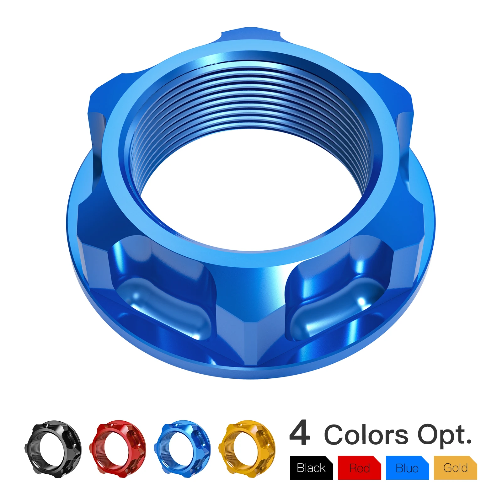 Écrou de tige de direction de Motocross, pour Yamaha YZ125 YZ250 YZ250F YZ450F YZ400F YZ426F YZ125X YZ250X YZ250FX YZ450FX WR250F WR450F YZ WR