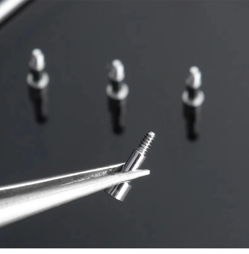 22 23 مللي متر ل بلانكبين خمسون باثومز 5025 5015 حزام الساعات الرجال الفولاذ المقاوم للصدأ ربط قضيب سداسية المسمار حزام ساعة اليد ملحق