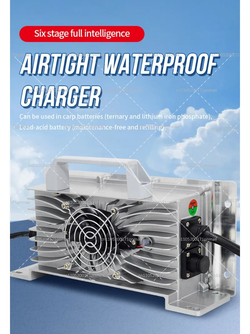 RV Battery High Power Charger, Shockproof Car Forklift Charger view 6