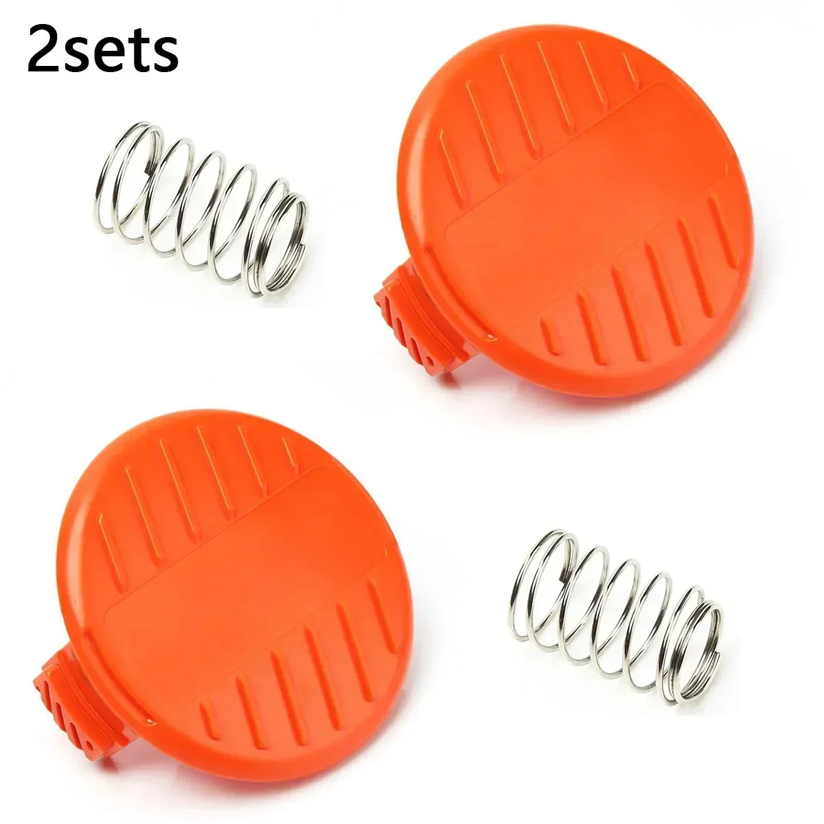 2Pc Strimmer Trimmer Spool Cover Cap For Black & Decker GH400 GLC120 ST5530 Type Brushcutter Accessries Garden Power Tools