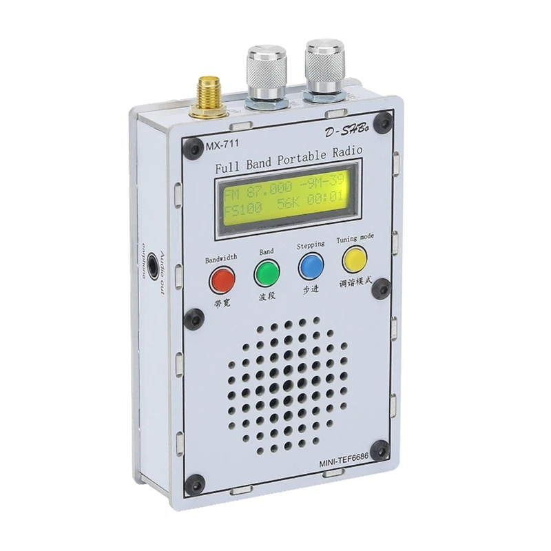 AU61-DESHIBO MX711 Basic Version Mini Portable Full Band Radio With High Sensitivity TEF6686 Receiving Chip