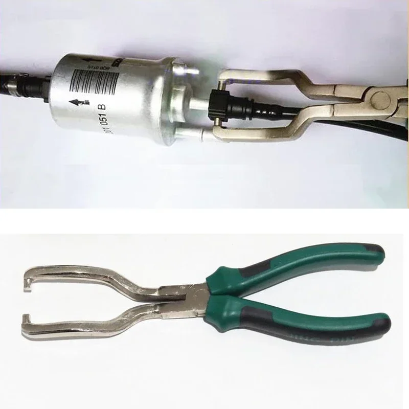 Professional Gasoline Pipe Joint Pliers Filter Caliper Oil Tubing Connector Disassembly Tools Quick Removal Pliers Clamp Repair