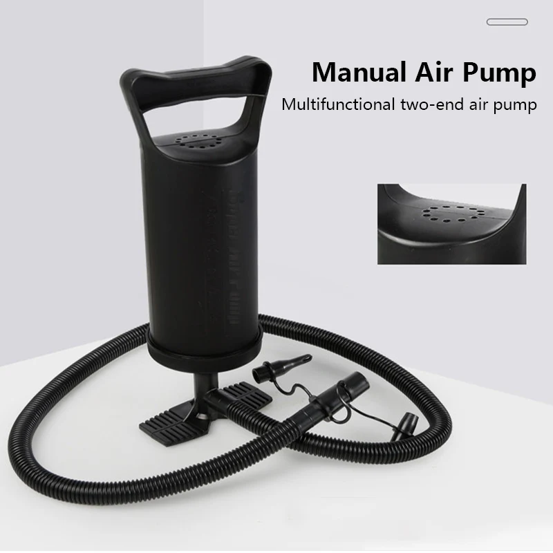 Quick Hand Air Pump Manual Compressor for Inflatable Mattress Swimming Ring Pool Toy Hand-pull Fast Air Filling Inflator Blower