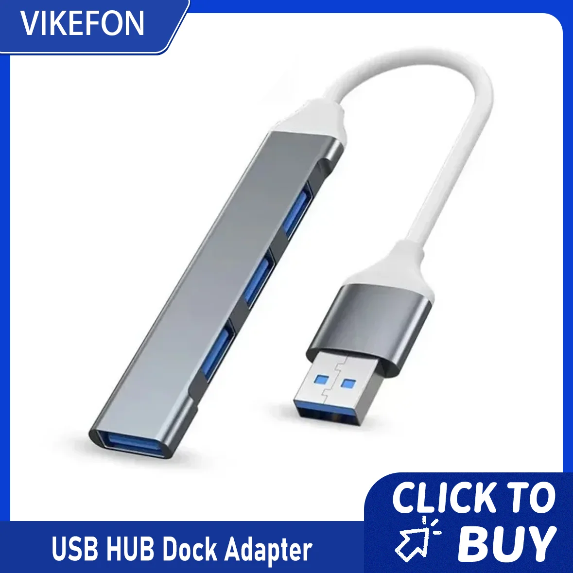 

4-Port USB 3.0 2.0 Hub USB Hub Computer Accessory Hub Multi-Port Laptop Mouse Keyboard USB Flash Drive C-Splitter