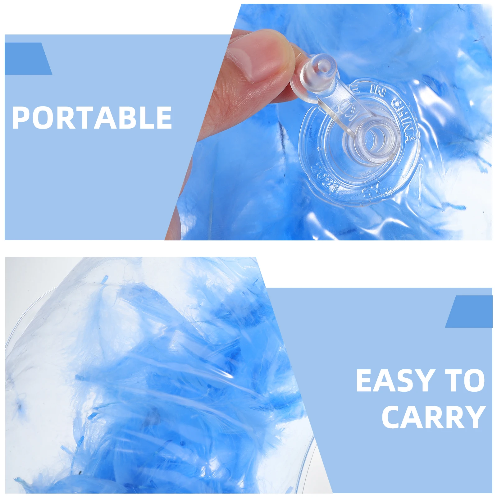 แหวนว่ายน้ําทําให้พอง PVC แหวนว่ายน้ําลอยของเล่นสําหรับสระว่ายน้ําเด็กผู้ใหญ่ลอยน้ําแหวนอุปกรณ์ว่ายน้ําแบบพกพา