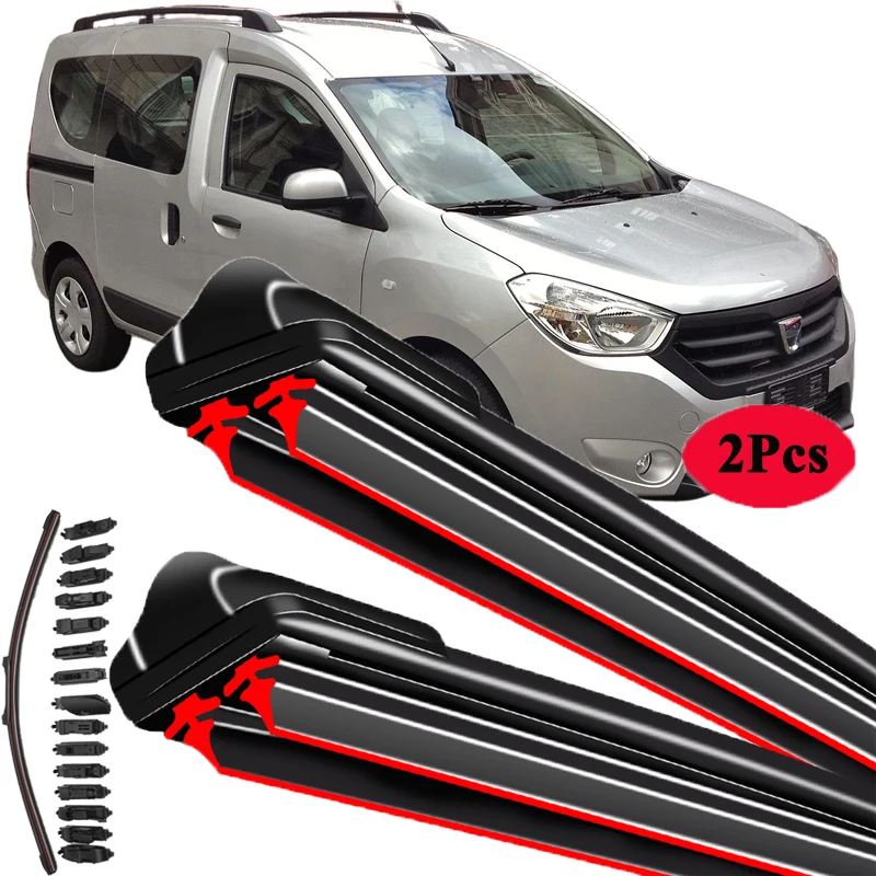 

For Renault Dokker X67 2012-2024 Car Windshield Wiper Blade Front Windscreen Brushes Washer Accessories Window Replacement Parts