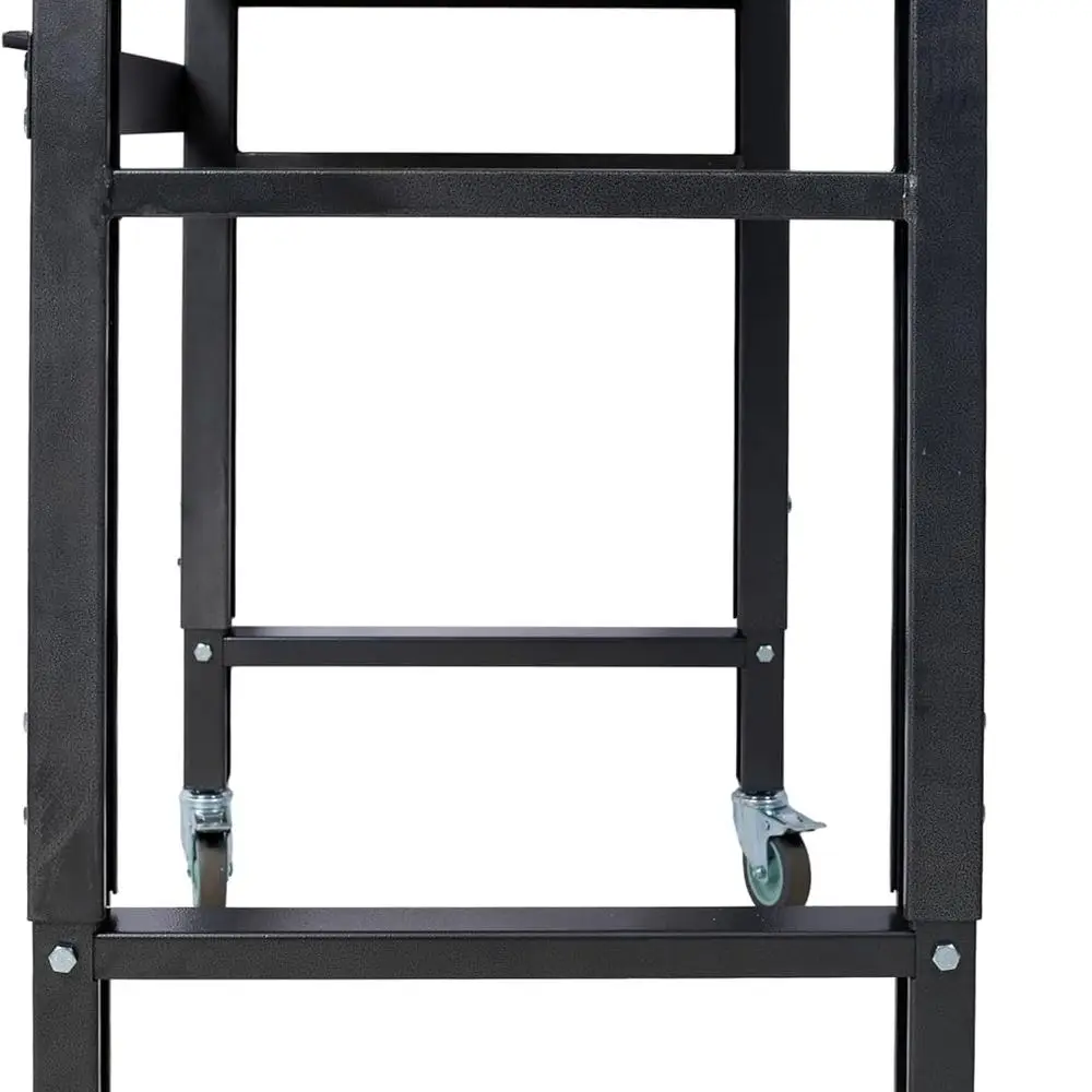 Adjustable Height 35x20 Rolling Workbench with 2000Lbs Capacity for Workshops and Garages