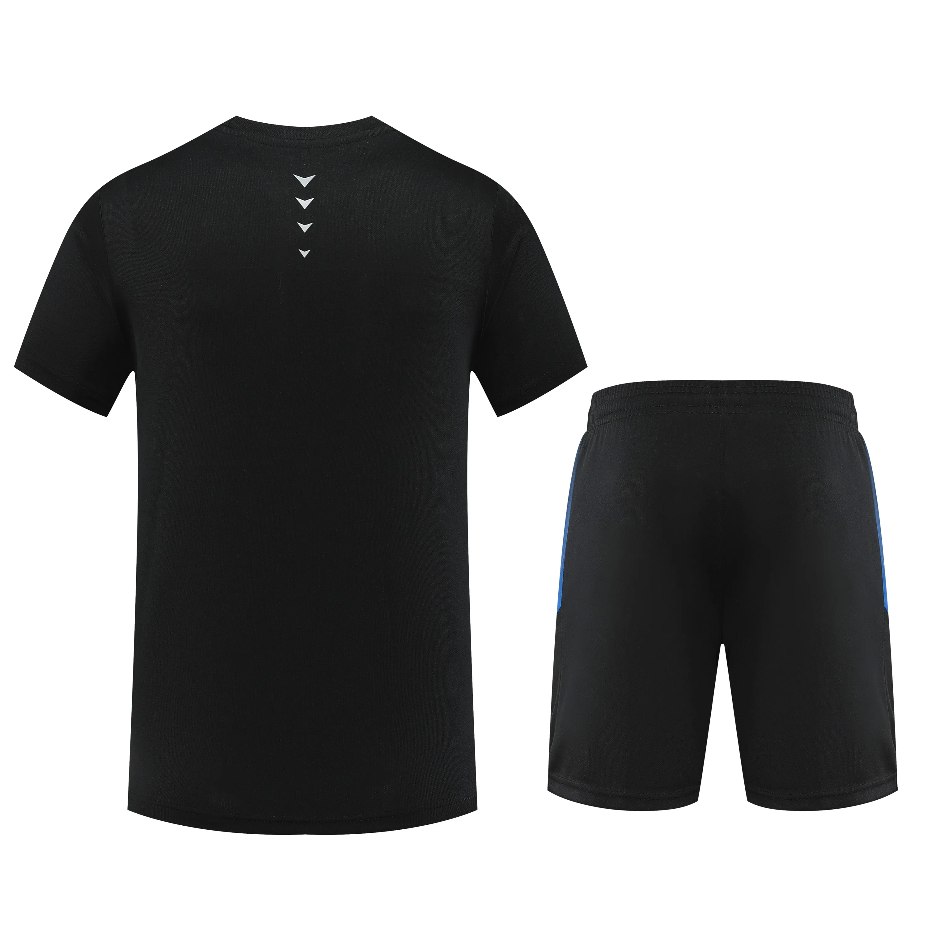 Ensembles de course à pied à séchage rapide pour hommes, combinaisons d'entraînement de sport, document nickel é, mode d'entraînement en plein air, t-shirt et short de jogging