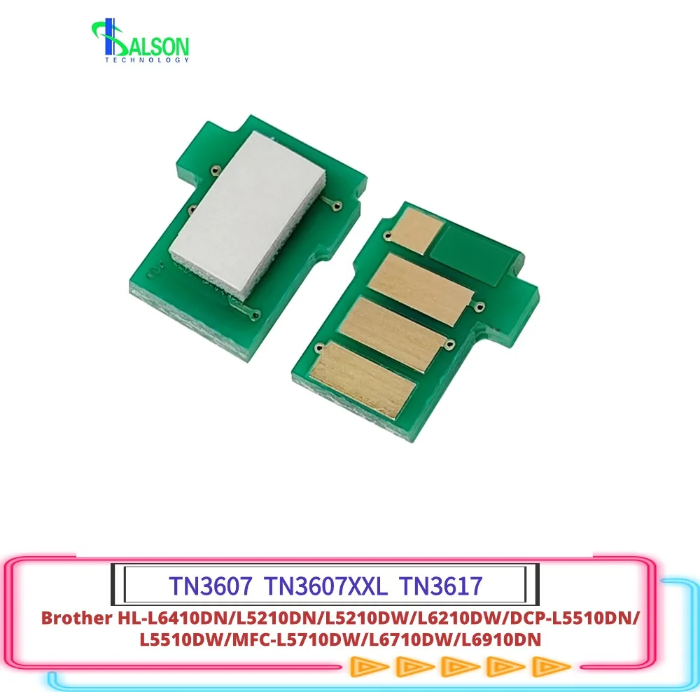 TN3617 Toner Chip For Brother HL-L6410DN L5210DN L5210DW L6210/L5510DW DCP-L5510DN MFC-L5710DW L6710DW  Printer TN3607 TN3607XXL