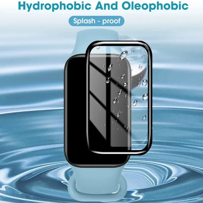 Folia ochronna 3D Curved Edge dla Xiaomi Band 8 9 Active Screen Protector Cover dla Mi Band 8 9 Active Smartwatch Akcesoria