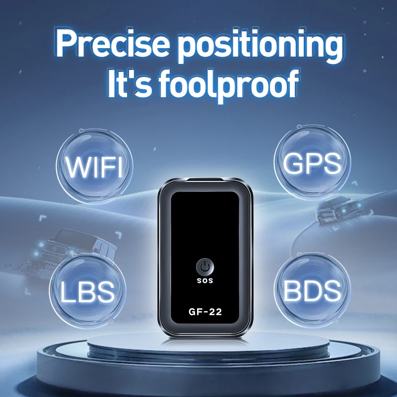 Mini GF22 Car Tracker Motorcycle Magnetic GPS Locator Anti-Lost SOS Automatic Alarm Tracking Device SlMMessage Positioner