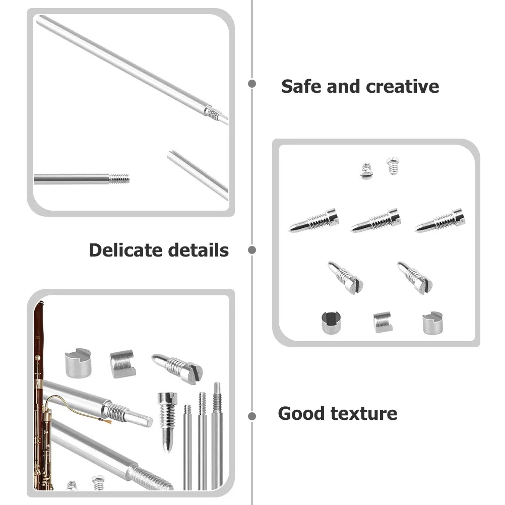 1Set Comprehensive Bassoon Repair Kit Durable Metal Parts Multipurpose Gift for Musicians and Friends Bassoon Repair Kit