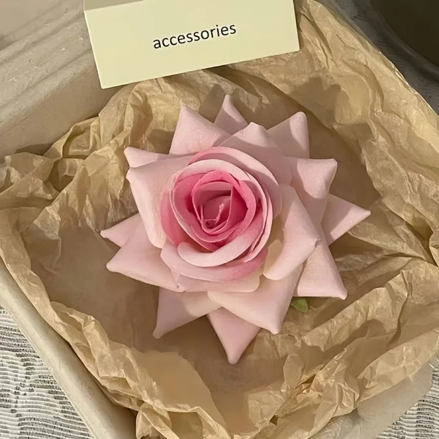 1Pcs Fashionable Hairpin Orchids Flower Hair Clip Delicate Floral Hairpins Women Hair Grips Styling Hair Accessories