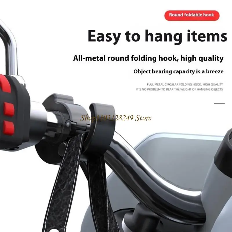 N5KD Motorcycle Electric Bike Storage Hook Antislip Design Lightweight Luggage Holde