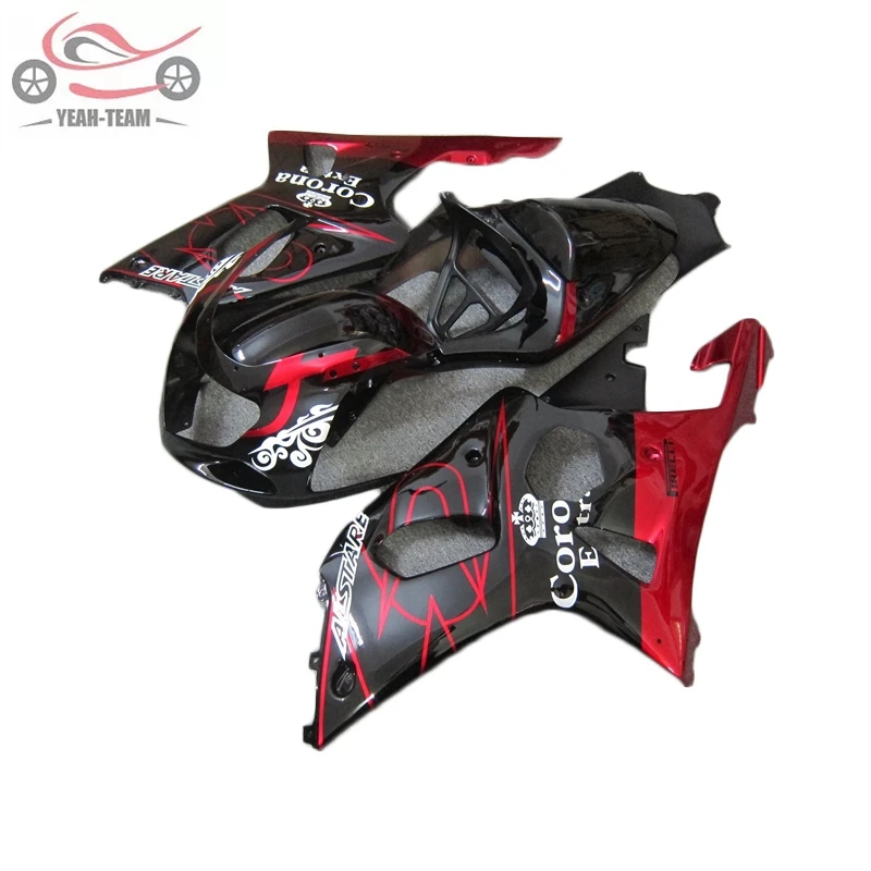 Advanced Fairing Kit for Suzuki GSX R1000 2000 2001 2002 K2 Red Black ABS Plastic fairings GSXR 1000 00 01 02 Bodywork NB11