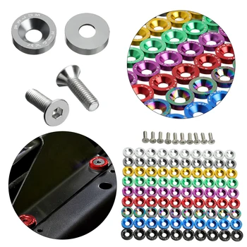10Sets Electric Scooter Fasteners Screws Handle Bar Screw Washers for Dualtron 1 2 3…