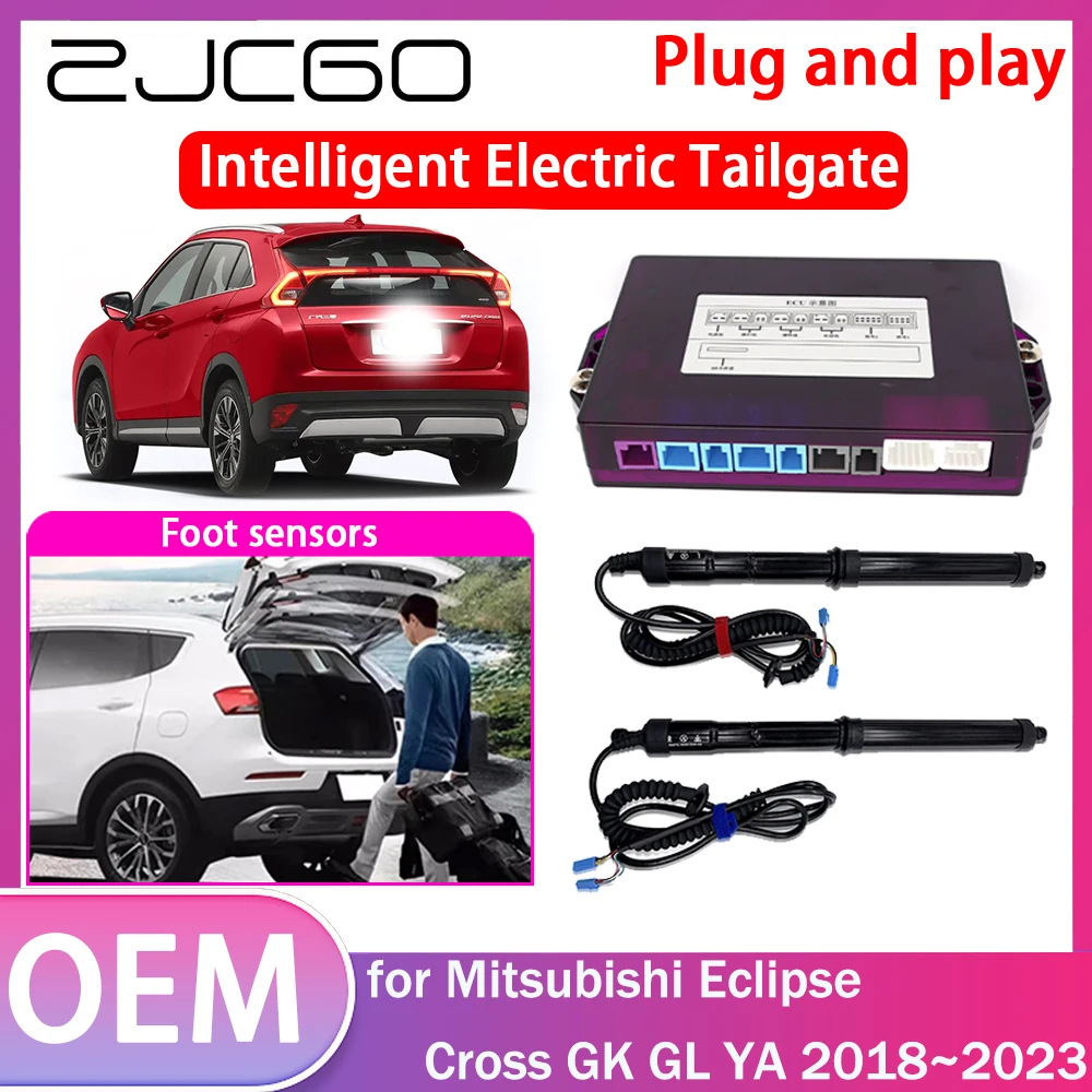 

ZJCGO Electric Tailgate Lift Drive Trunk Opening Tail Gate Lift Soft Close for Mitsubishi Eclipse Cross GK GL YA 2018~2023