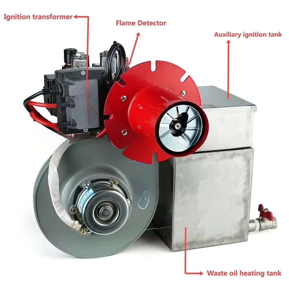 50000kcal~100000kcal Oil Waste Burner Waste Engine Oil Burner, Heavy Used Oil Burner, Liquid Fuel Boiler Manufacturer