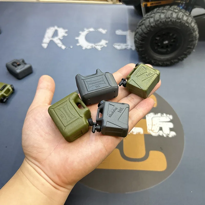 محاكاة التخييم برميل زيتي دلو رف أمتعة الديكور ل 1/10 RC الزاحف سيارة Traxxas TRX4 المدافع محوري SCX10 RC4WD D90