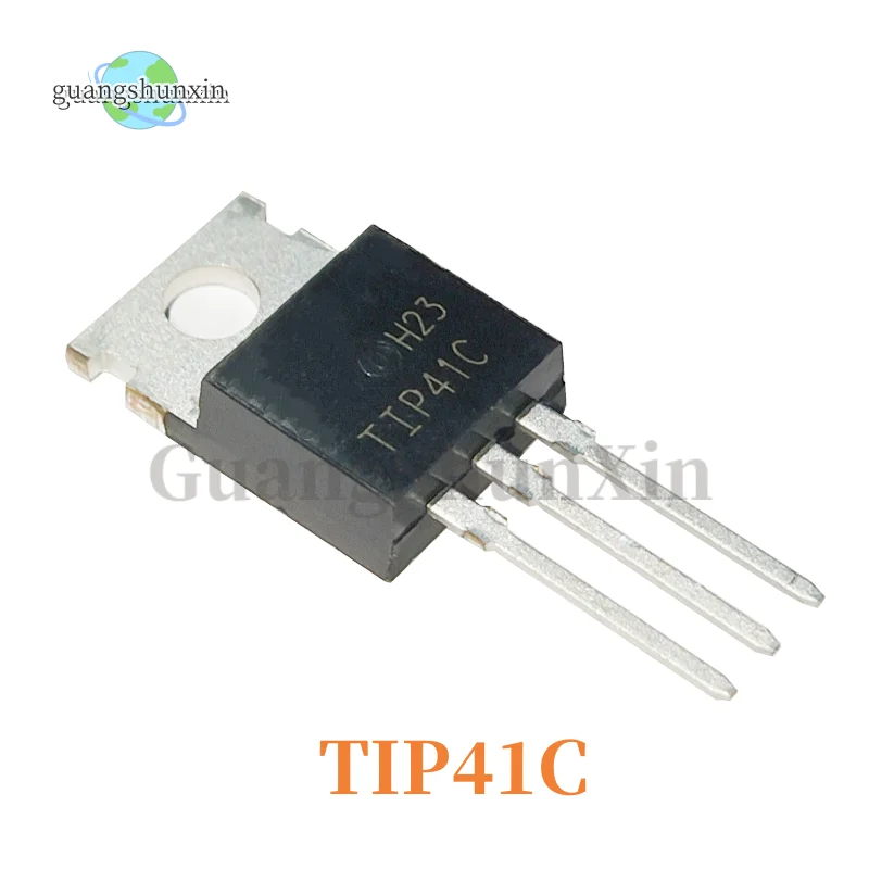 TIP41C NPN TIP42C PNP TIP41 TIP42 TO-220 페어 앰프 튜브, 신제품, 10 개