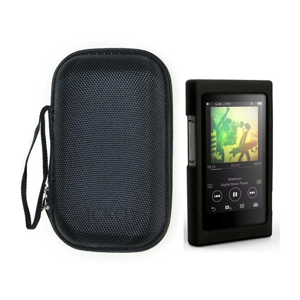 

Portable Case Bag Storage Pouch + LCD Screen Protector for Sony Walkman NW-A55HN A56HN A57HN A50 A55 A56 A57 A45 A46 A47 A35 A36