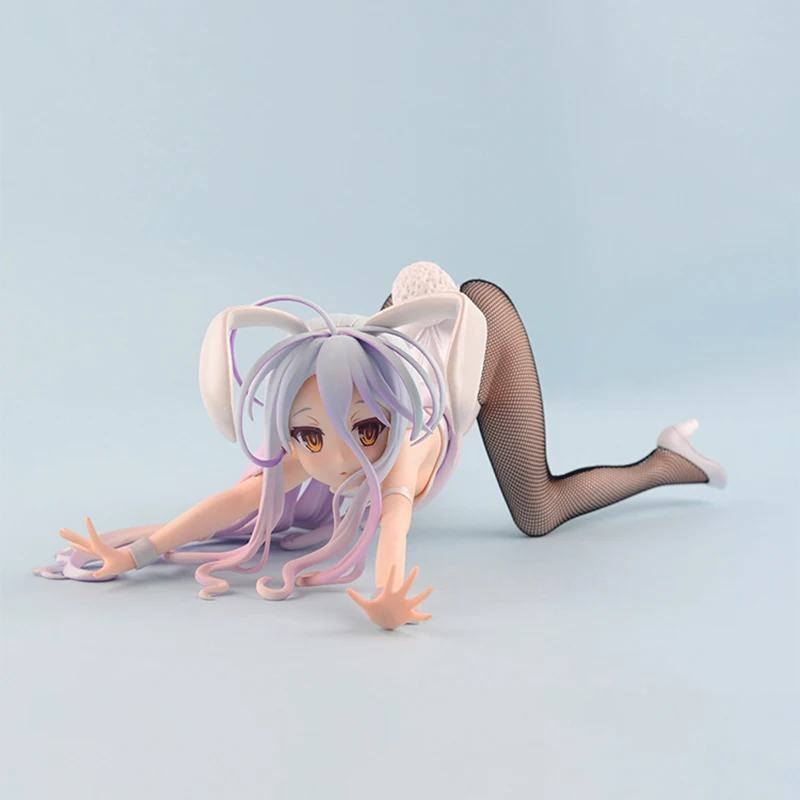 

B-STYLE No Game No Life Anime Figure Shiro Cat Bunny Ver. Sexy Girl Bunny Lying Position Action Figure Model Christmas Present