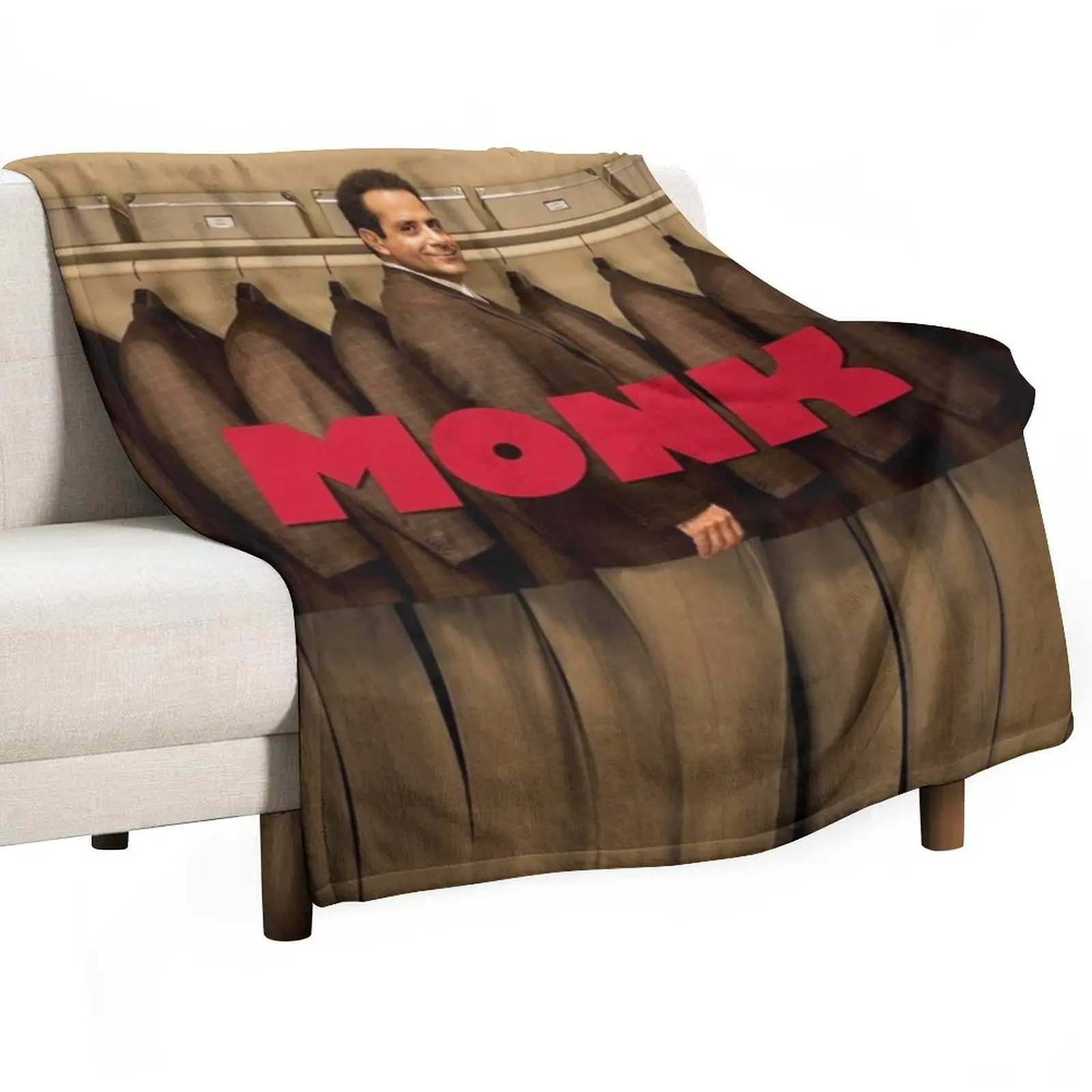 Adrian Monk Throw Blanket Stuffeds Giant Sofa manga Furrys Designers for winter Blankets
