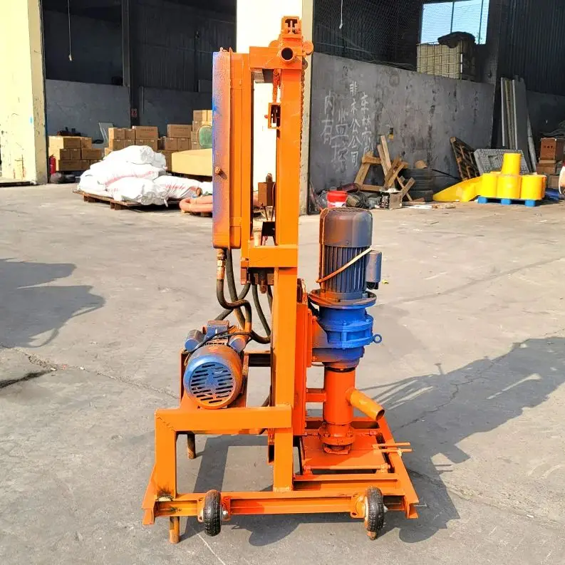 

Индивидуальная бытовая электрическая буровая установка для водяных скважин, глубина 100 м, мини-ручная с гидравлическим приводом