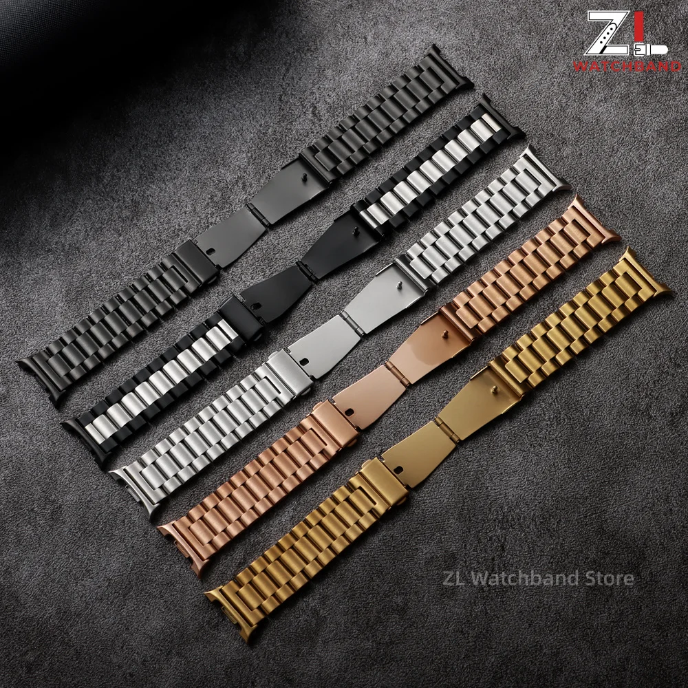 Stainless Steel Watchband For Samsung Galaxy Watch 8 classic 46mm Strap Bracelet Correa For Samsung Watch 8 40mm 44mm Metal Band