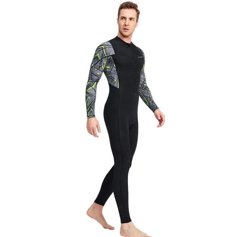 Adult Surf Wetsuit Heren Lycra Zonnebrandcrème Stof Badkleding Dun Duikpak Nylon Full Body Snorkelen