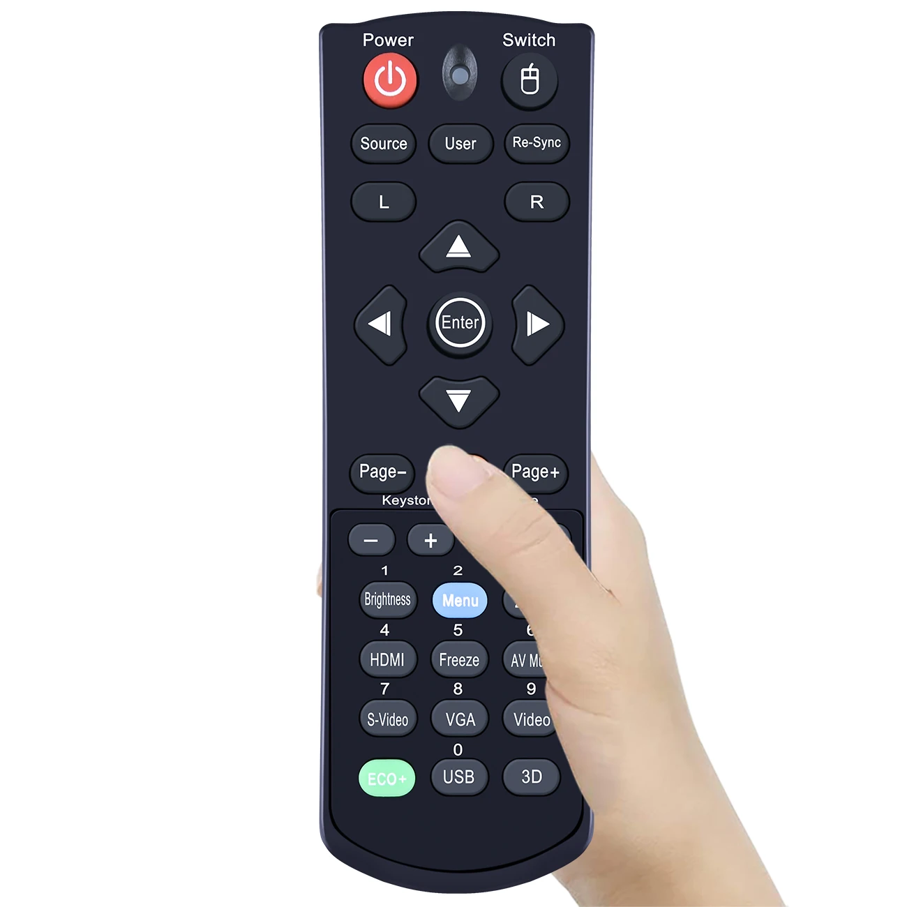 รีโมทคอนโทรลสำหรับ Optoma BR-5043N S303 W303 X303 BR320 BR325 X501 WX31 EH501 DH1011 BR-5042L W304M H181X ZX210ST เครื่องโปรเจคเตอร์