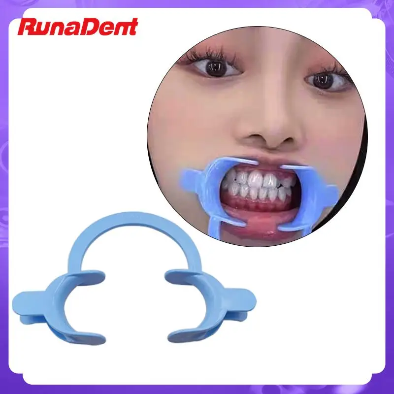 C-Shape Dental Cheek Retractor Lip Mouth Opener Oral Support Tool Blue Teeth Whitening Accessories