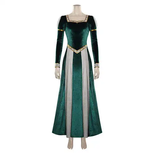 Fiona Princess Cosplay Costume, Robe Trempée, Tenues d'Halloween, Carnaval