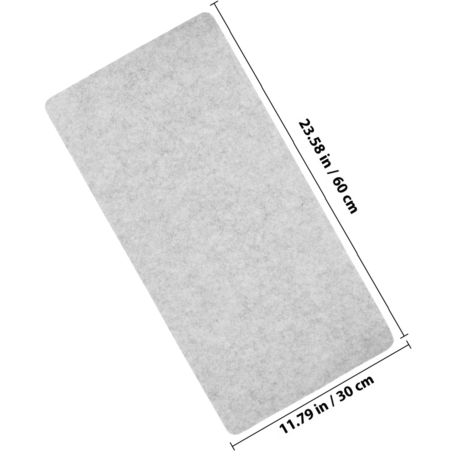 Duża, antypoślizgowa mata na biurko z filcu 60x120 cm, gruba podkładka na biurko do biura, domu, gabinetu, powierzchnia odporna na zarysowania, antypoślizgowe dno, ochraniacz na stół.
