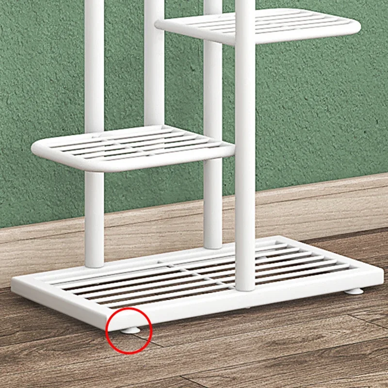 زهرة الجرف غرفة المعيشة رفوف النباتات شرفة متعدد الطبقات الحديد الفن رفوف النباتات الديكور الداخلي الأثاث دعم FYPS