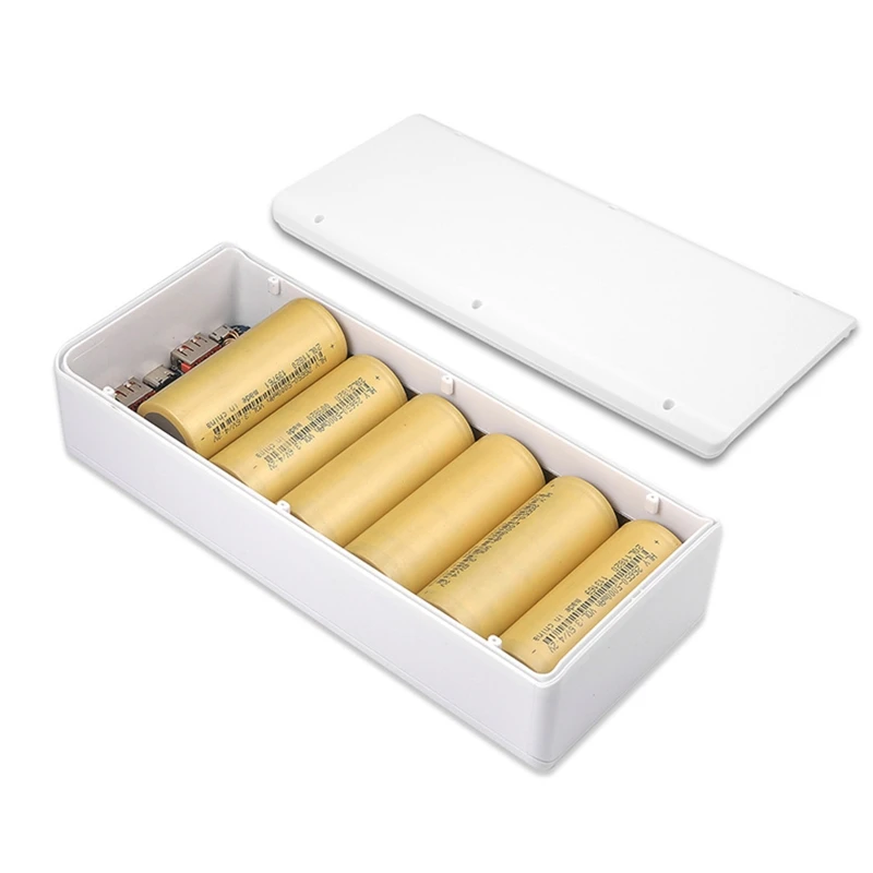 6 x 26650  DIY Power Bank for Shell No Welding Quick Charging Outside Cover for Case DIY Power Bank for Shell Kit Accessory