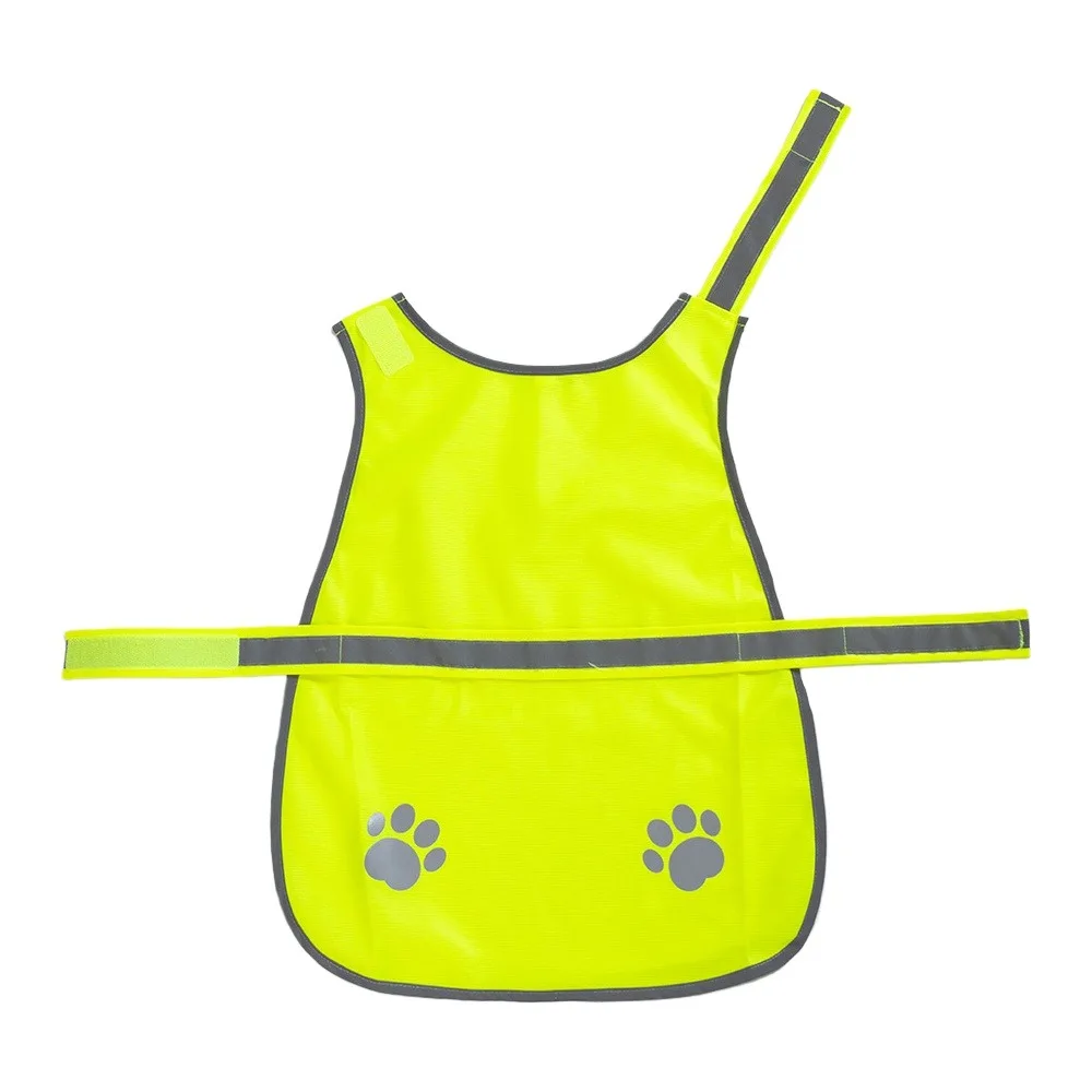 

Reflective Dog Safety Vest Adjustable Bright Orange Puppy Visibility Jacket Yellow Breathable Pet Fluorescent Clothes Shiba Inu