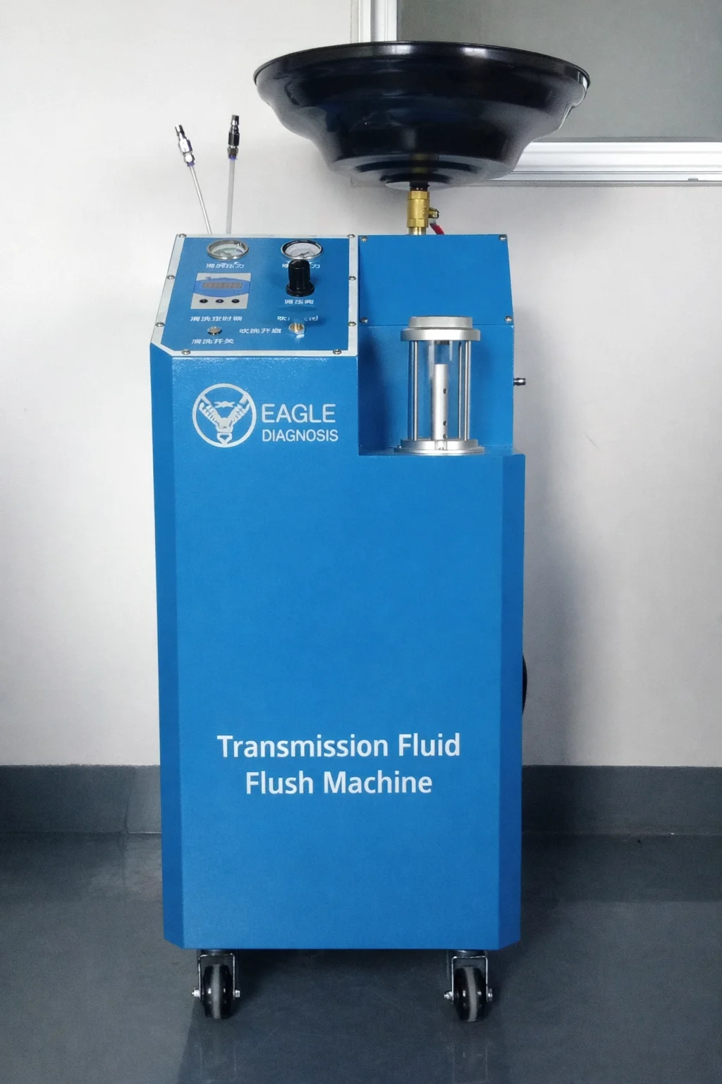 Automotive Lubrication System Flush & Cleaning Machine With High Efficiency Pump Durable Construction For Auto Repair Shops