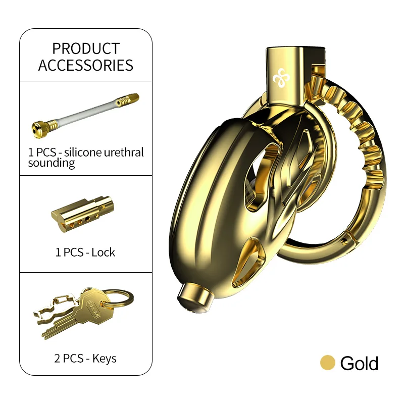 Male Metal Chastity Cage Sexy Adult Man Cock Cage Femdom Chastity  lock Device Ajustable Cock Ring Penis Plug Fetish Sex Toys