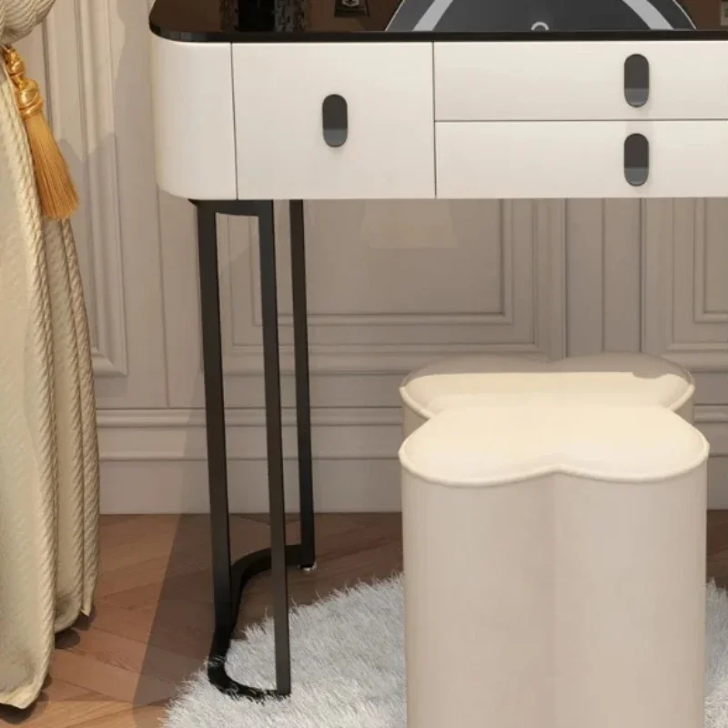 Storage Cabinet Vanity Desk Nordic Led Lights Vanity Desk Dresser Luxury Modern Tocador Para Maquillage Bedroom Furniture Home