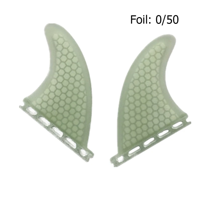 

Double Tabs/Single Tabs GX rear fin（Foil: 0/50） Twin fins Fiberglass Surfboard Fin surf Fins