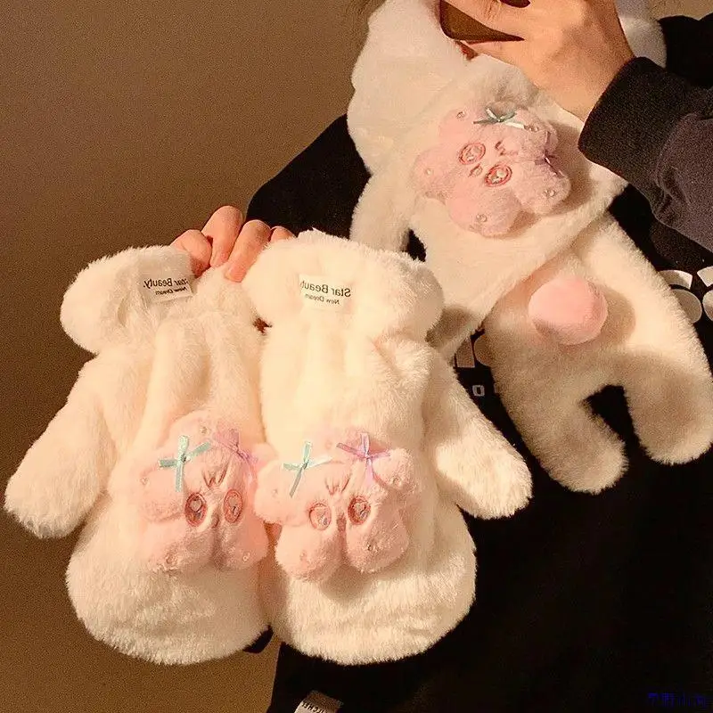 أنيمي الحب والفضاء العميق Xavier رافاييل تأثيري الكرتون الشتاء وشاح سميك قفاز محشوة القفاز منديل حلية التميمة هدية