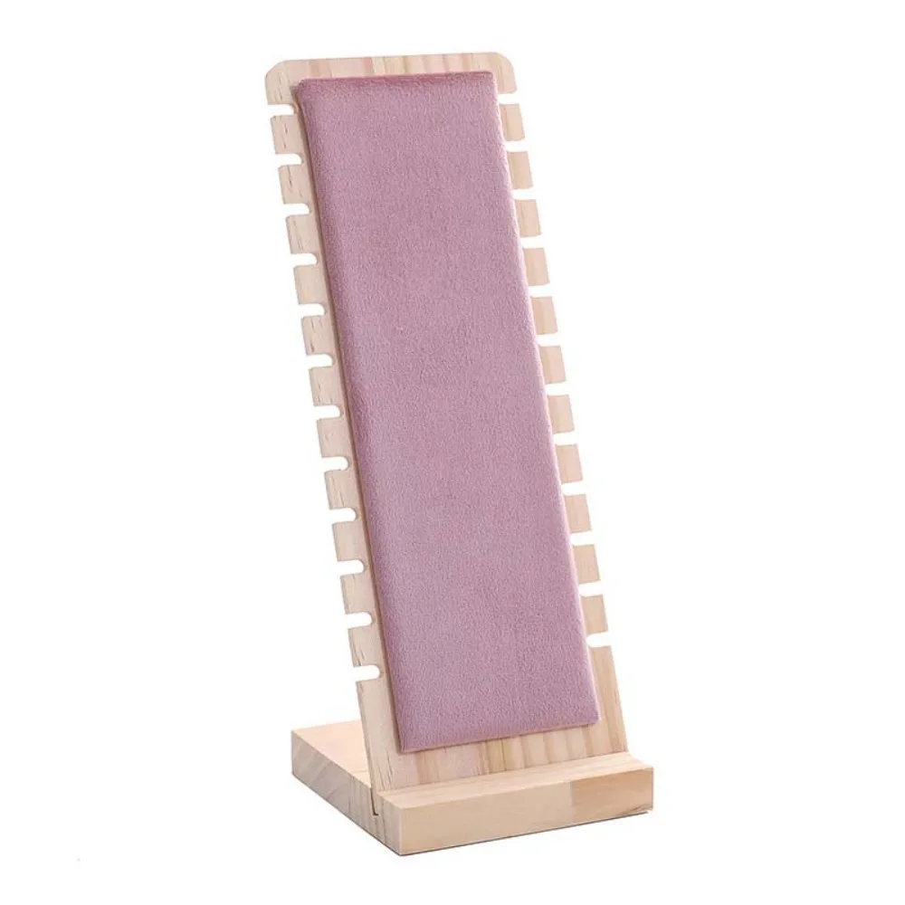 Creative Wooden Necklace Frame Bracelet Support Large Capacity Fashion Jewelry Display Stand Ornaments Space Saving