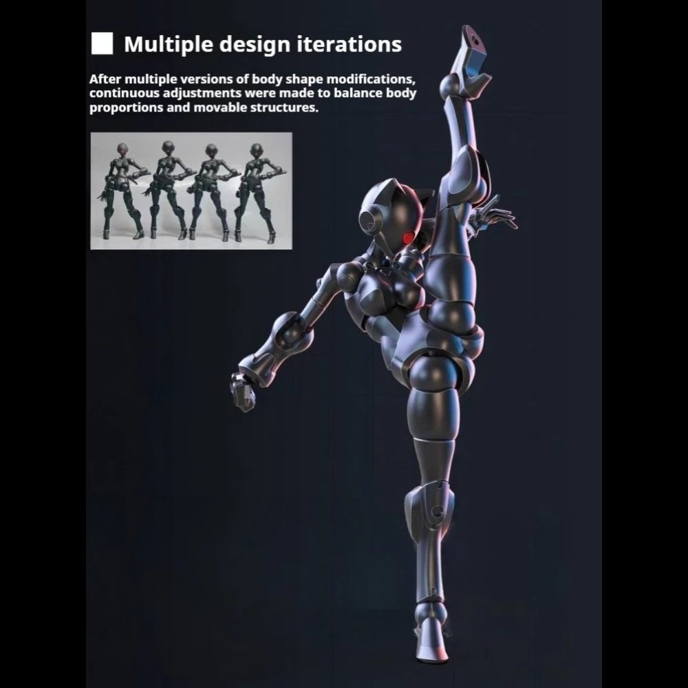 SHEIK MAINLAND 3MIN PROJECT A Swift Female Mutant 3,75 Zoll Super bewegliche, hochdetaillierte Actionfigur zum Selberbauen, 1 Stück, ohne Box – Detail 7