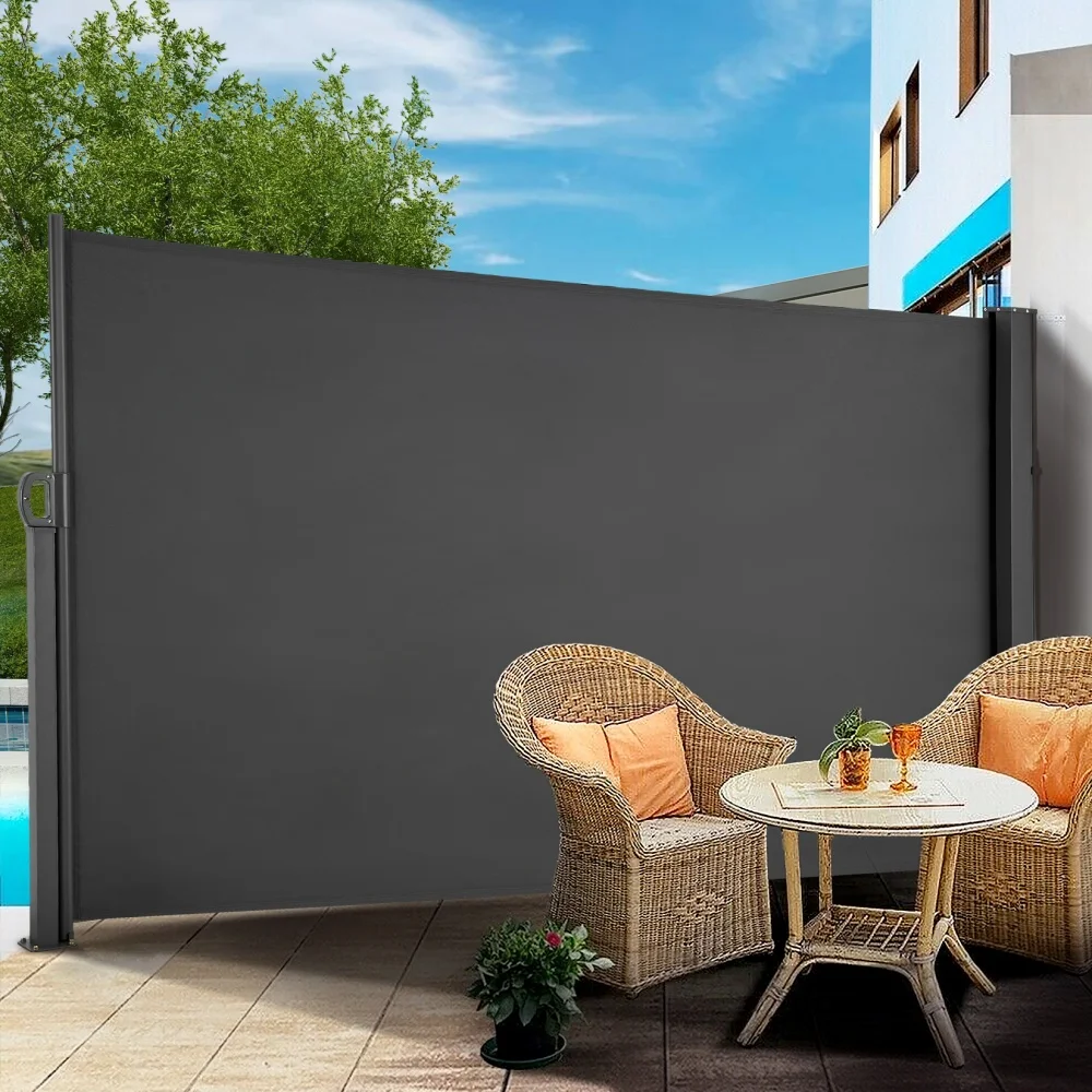 Retractable Side Awning Outdoor Screen for Patio 118