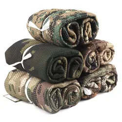 5 cores camuflagem tecido de malha sun sombra jardim cerca decoração camo net privacidade tela acampamento do carro dossel caça acessório